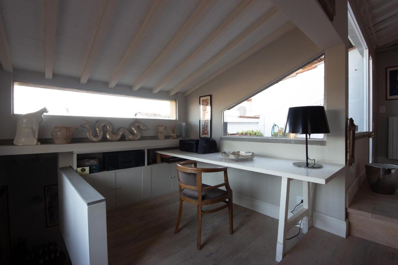 Ferienwohnung Ponte Vecchio - Lussuoso Attico Terrazza Con Vista Florenz Exterior foto